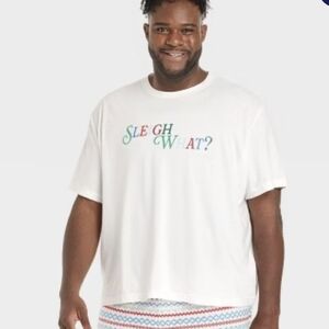 "Sleigh What?" Holiday Pajama T-Shirt- NWT